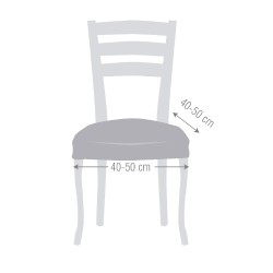 Confezione da 2 Fodere Multielastico Sedie Schienale Boston