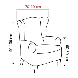Copripoltrona Multielastico Con Orecchie Candi