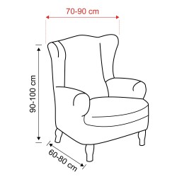 Funda Elástica Sillón Orejero Duplex Palma